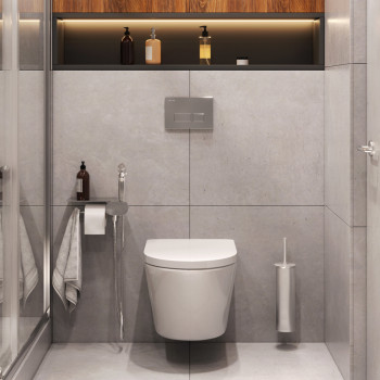 Набор подвесной унитаз с гигиеническим душем