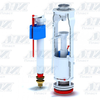 Набор с ниж. подв. 1/2" с лат. штуцером, двойная кн. хром АНИ пласт (WC9520C)