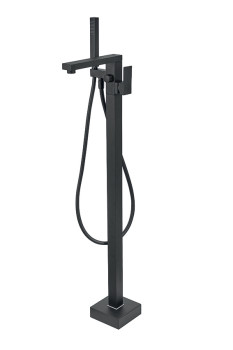 Напольный смеситель для ванны Fiore KUBE 100NN8554, черный