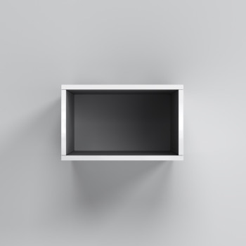 Ниша для хранения 40 см, белый глянец