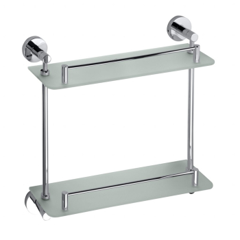 OMEGA: двойная стеклянная полка 400 мм