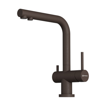 Omoikiri Nagano-P-DC латунь/темный шоколад