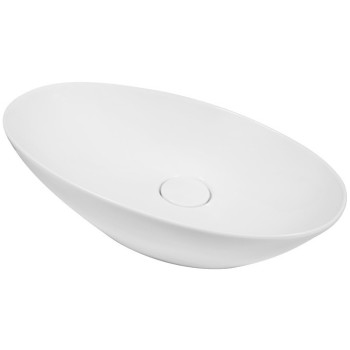 ОтдельноНеОтгр_AQ 641266 Dreja Раковина Триумф накладная 560х170х340 мм, с заглушкой сливного отв.