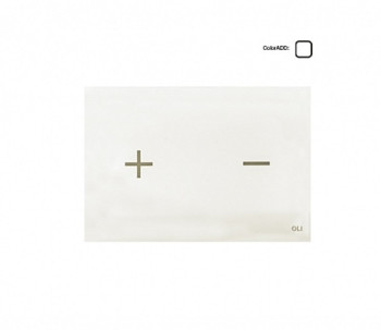 Панель слива Glassy ,белая, OLI