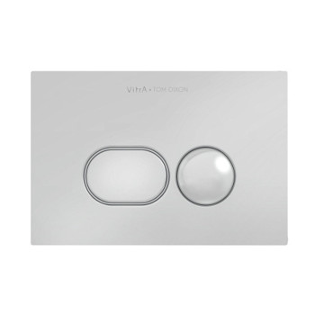 Панель смыва Vitra Liquid 740-2180 металлическая, хром