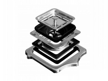 Переходник для измельчителя квадратный для моек QUADRIX, PLANUM