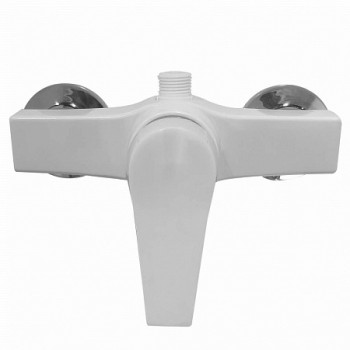 PL1-003 Смеситель РМС для душа из высокопрочного пластика - БЕЛЫЙ