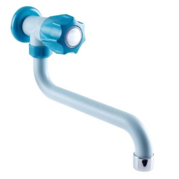 PL3-270 Кран РМС для одной воды, из высокопрочного пластика - ГОЛУБОЙ