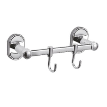 Планка с крючками для полотенец D-Lin D289700-2, хром