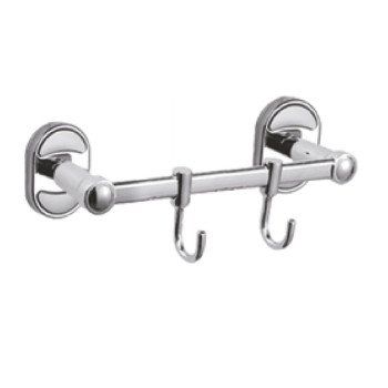 Планка с крючками для полотенец Haiba HB1915-2, хром