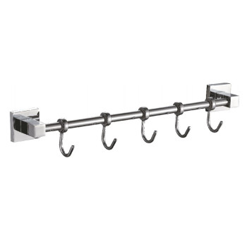Планка с крючками для полотенец Haiba HB8615-5, хром