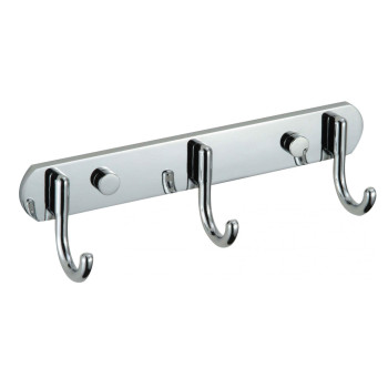 Планка с крючками Savol S-001253, хром