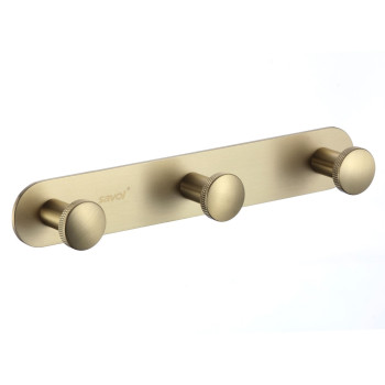 Планка с крючками Savol S-002173C, матовое золото