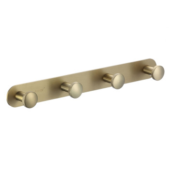 Планка с крючками Savol S-002174C, матовое золото