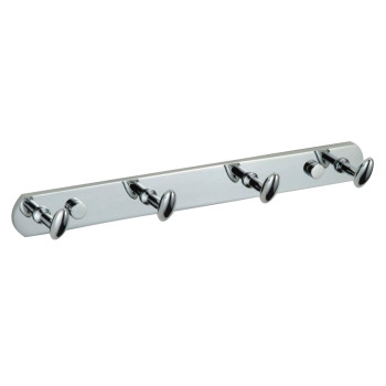 Планка с крючками Savol S-003254, хром