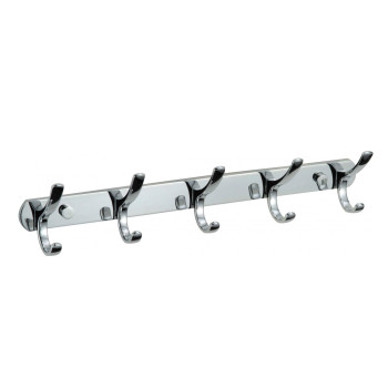 Планка с крючками Savol S-004255, хром