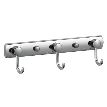 Планка с крючками Savol S-05203B, хром