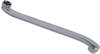 Плоский излив HAIBA HB40S-1, 40 см "S" форма матовый