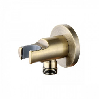 Подключение для душевого шланга с креплением для лейки Lemark LM4885B для LM4819B, бронза