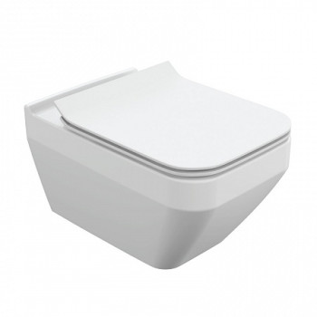 Подвесной унитаз Cersanit CREA SQUARE Clean On DPL EO slim