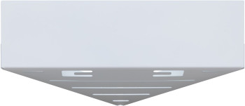 Полка Aquanet Магнум 28x28 белая матовая, угловая