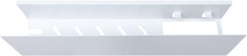 Полка Aquanet Магнум 50x12 белая матовая, с крючками