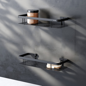 Полка для душа прямая двойная