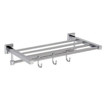 Полка для полотенец Savol S-409544, хром