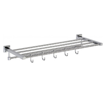 Полка для полотенец Savol S-609544, хром