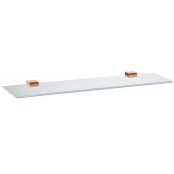 Полка стеклянная Rav Slezak NIL NLA0900/60ZRL, розовое золото