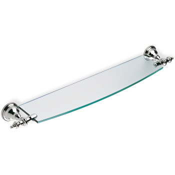 Полка стеклянная Webert Armony AM500701015, хром