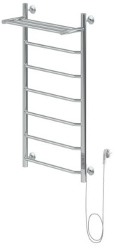 Полотенцесушитель электрический Aquanet Fiona 100х50 Тэн справа, с полкой