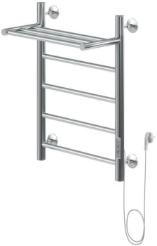 Полотенцесушитель электрический Aquanet Mauro 60х50 Тэн справа , с полкой