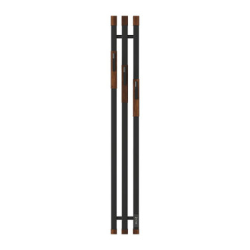 Полотенцесушитель электрический OPADIRIS Мираж OS83322BN накладные крючки, черн.матов./светлый орех