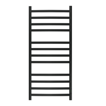 Полотенцесушитель электрический Point Антея PN17852B П12 500x1200, диммер справа, черный