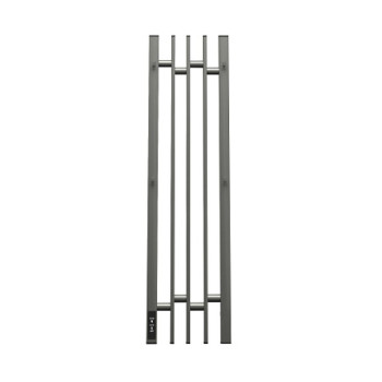 Полотенцесушитель электрический Point Фрея PN20738GB П2 180x800 диммер слева, графит блеск