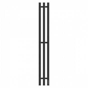 Полотенцесушитель электрический Point Гермес PN13822B П3 120x1200 диммер справа, черный