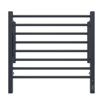 Полотенцесушитель электрический с полкой Terminus Горизонт П8 60х60 КС, черный муар