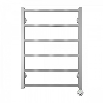 Полотенцесушитель электрический Terminus Контур П6 500x700, ТЭН HT-1 300W, левый/правый