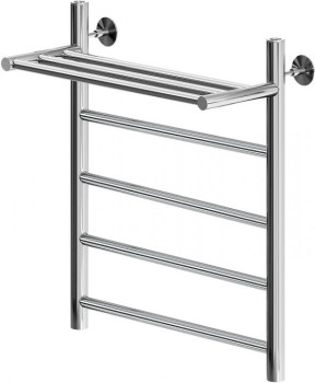 Полотенцесушитель водяной Aquanet Mauro 600x500 с полкой