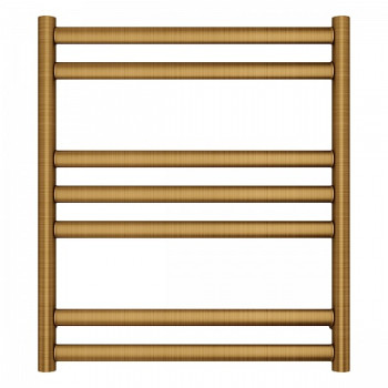 Полотенцесушитель водяной Lemark Status П7 LM44607BR 500x600, бронза