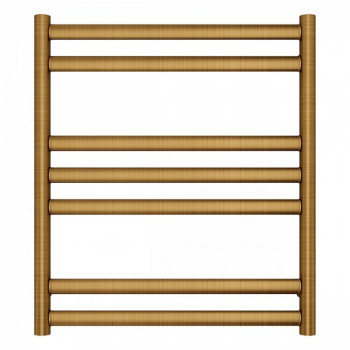 Полотенцесушитель водяной Lemark Status П7 LM44607BR 500x600, бронза