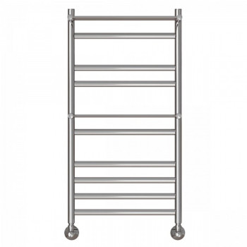 Полотенцесушитель водяной Point Артемида PN14150P П8 500x1000 c двумя полками, хром