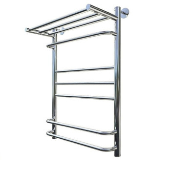Полотенцесушитель водяной с полочкой (лесенка) Тругор Идеал комби НК 3 П 80х50 см (без углов)