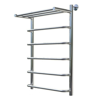 Полотенцесушитель водяной с полочкой (лесенка) Тругор Идеал НК 1 П 80х50 см (без углов)