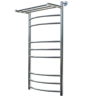 Полотенцесушитель водяной с полочкой (лесенка) Тругор Приоритет НК 3 П 100х50 см (без углов)