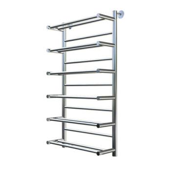 Полотенцесушитель водяной с полочкой (лесенка) Тругор Вертикаль НК П 100х50 см (без углов)