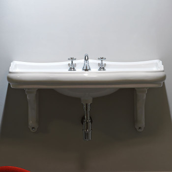 Раковина 100х54.5 см, с 1 отв., цвет: белый