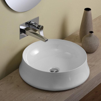 Раковина 50х16 см, без отв., цвет: белый