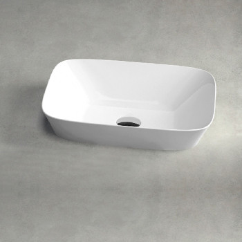 Раковина 50х40 см, без отв., цвет: белый